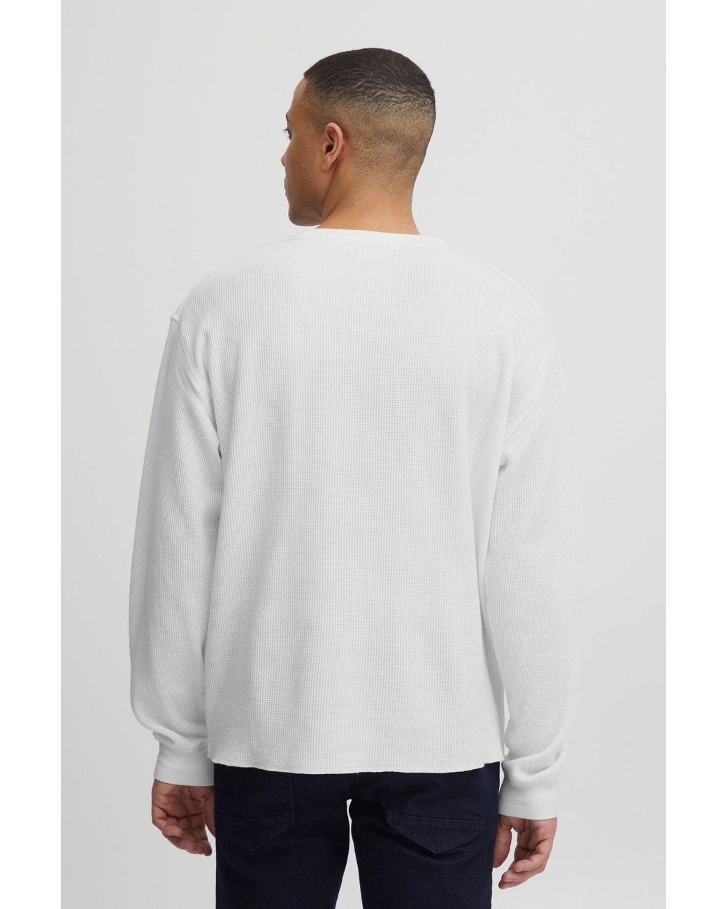 Solid Sweatshirt Fletcher in White für Herren