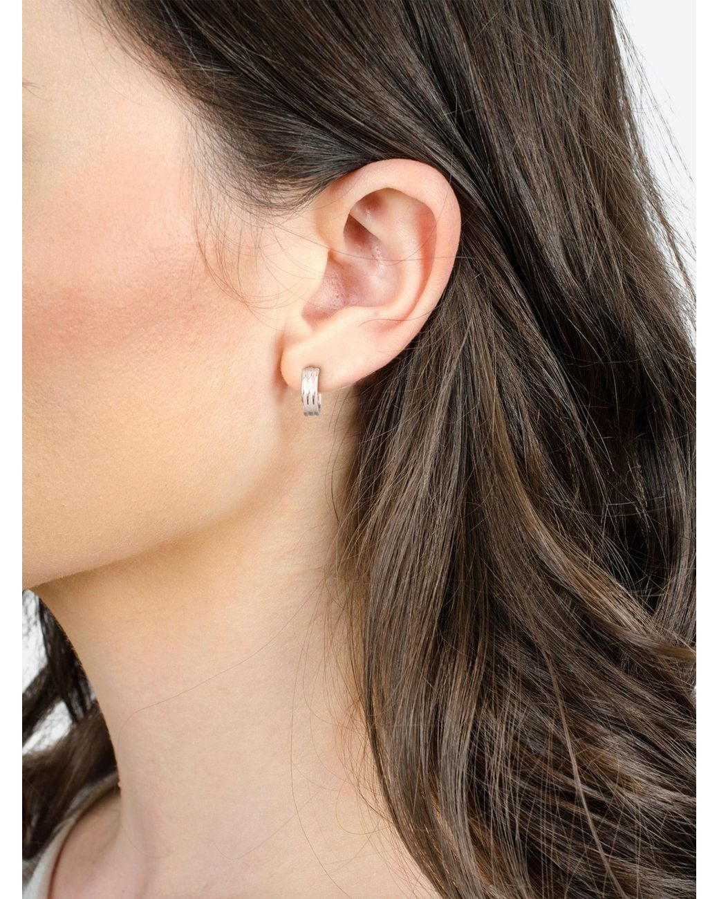 Sofia Milani Metallic Ohrringe Tripled