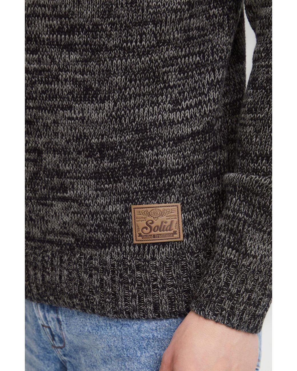 Solid Pullover Sdphilaremo in Black für Herren