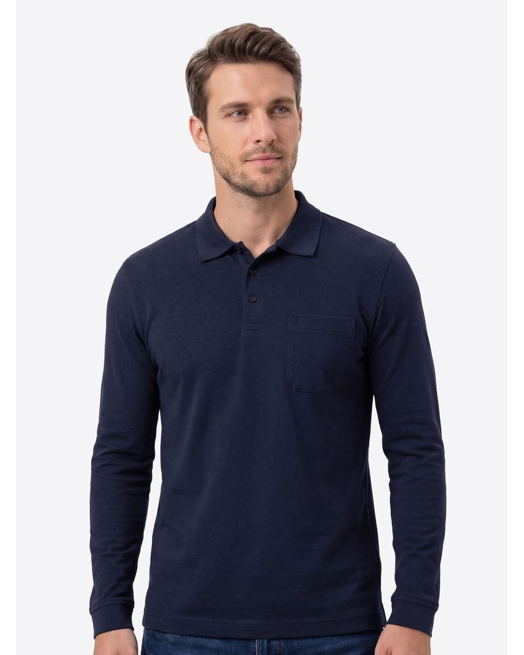 RAGMAN Shirt Basic in Blue für Herren