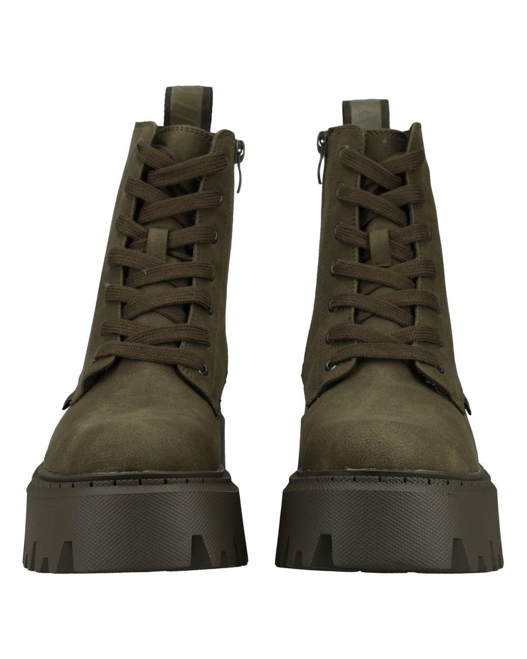 Buffalo Green Schnürstiefelette