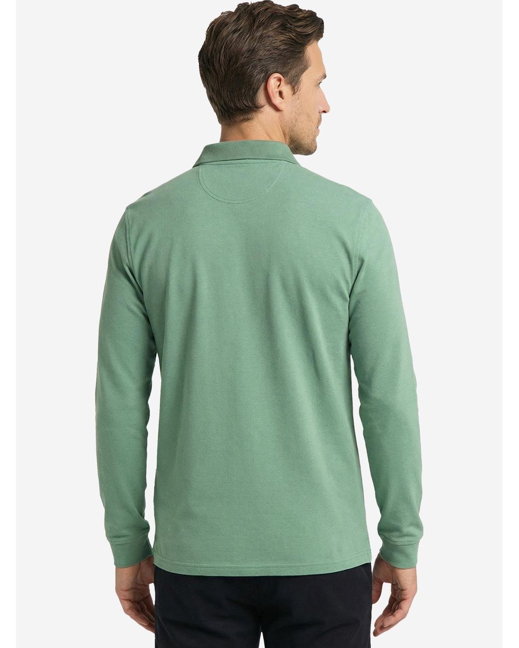 CASA MODA Shirt Basic in Green für Herren
