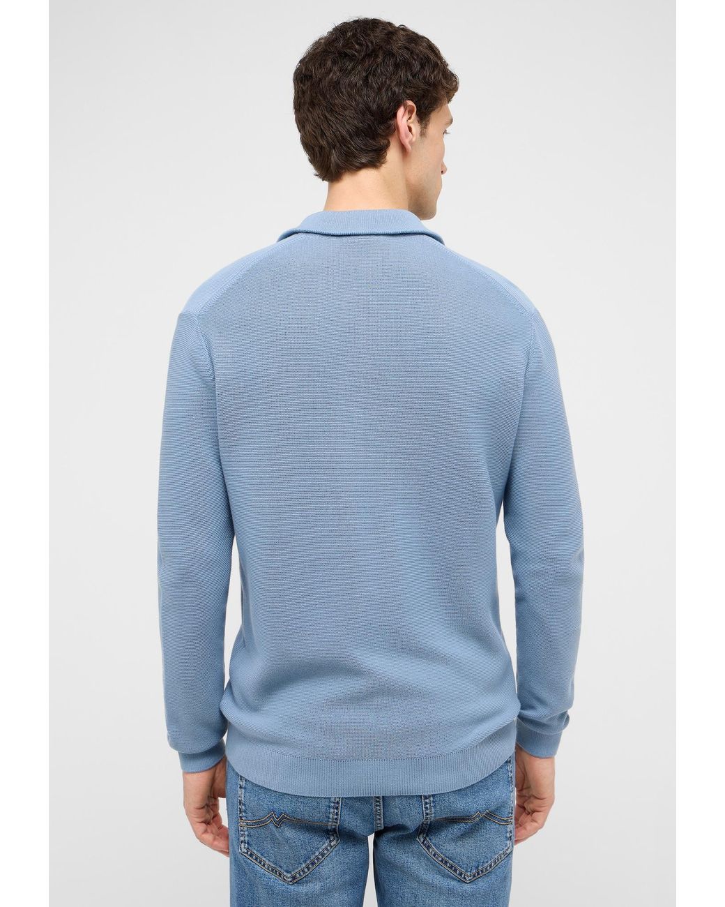 Mustang Pullover Everett in Blue für Herren