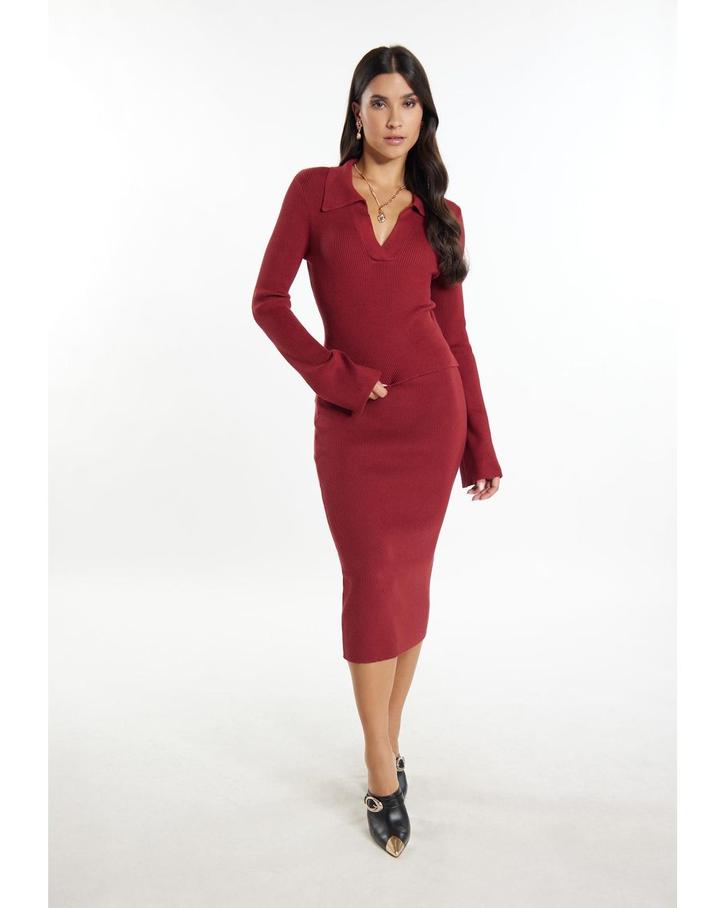 faina Red Pullover Dulcey