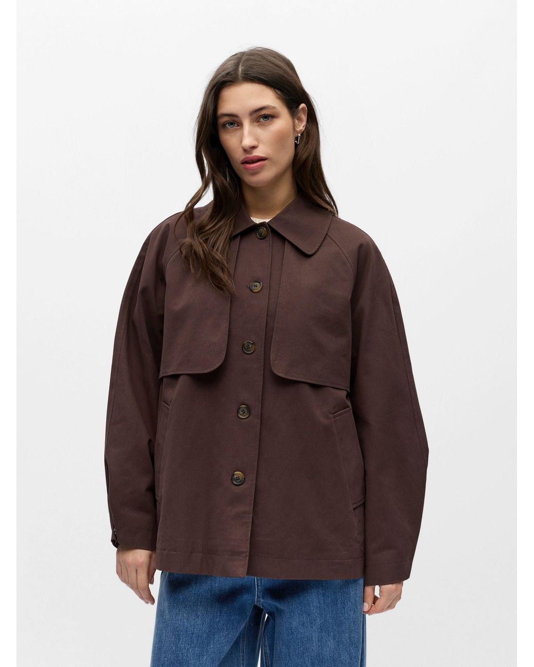 Object Brown Jacke Objpaula