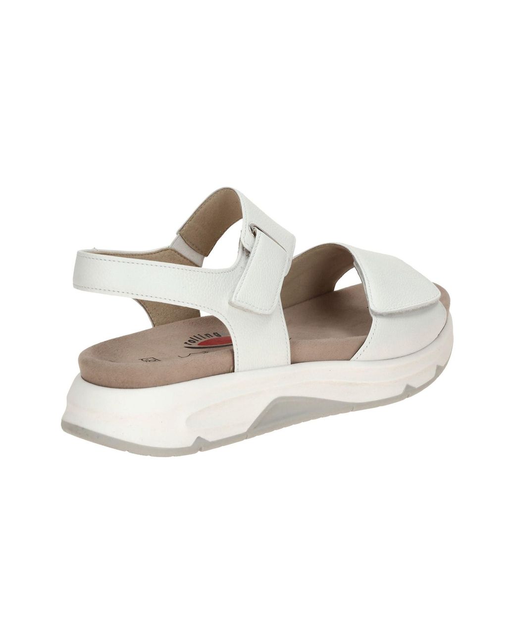 Gabor White Sandale Rollingsoft
