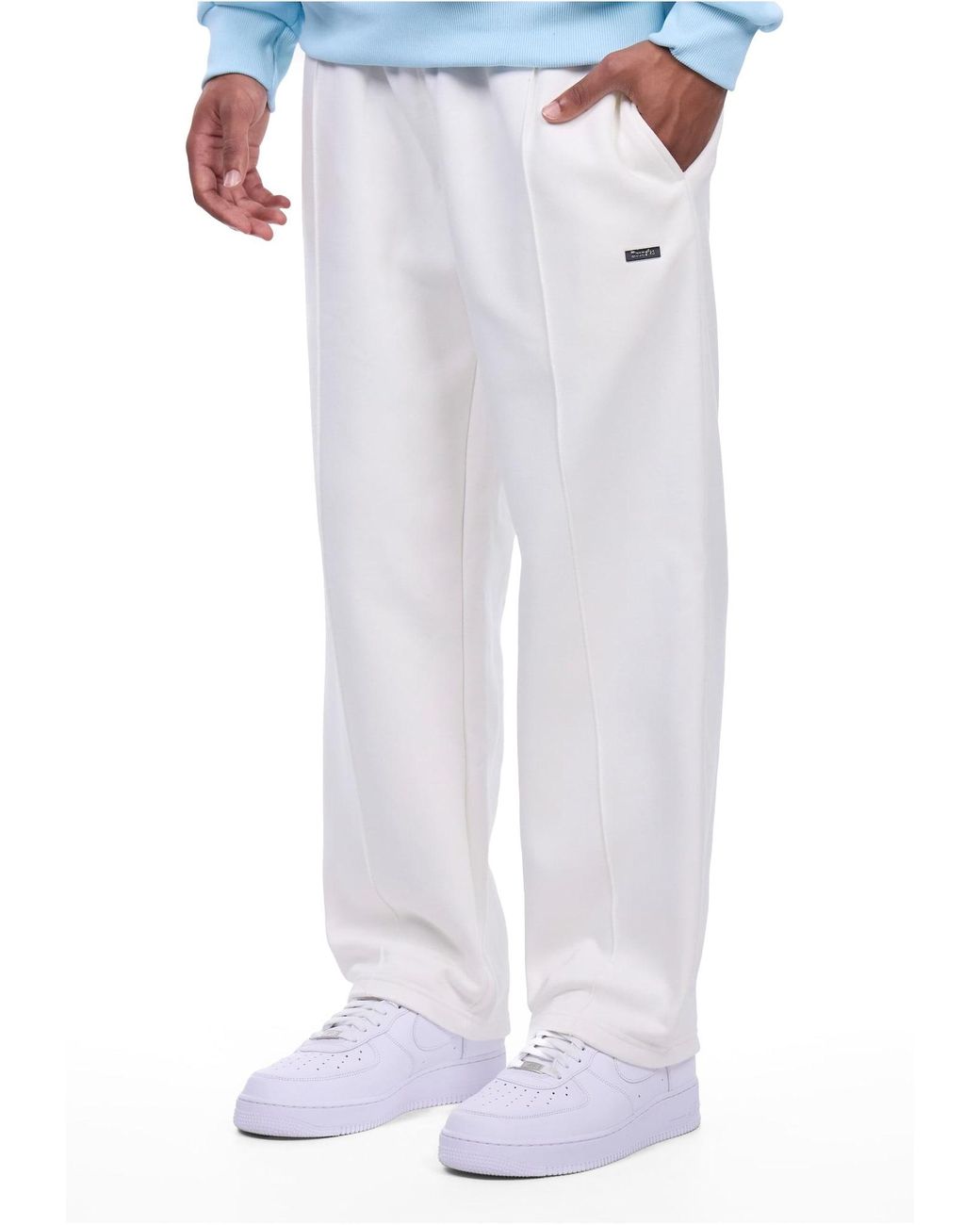 Dropsize Hose in White für Herren