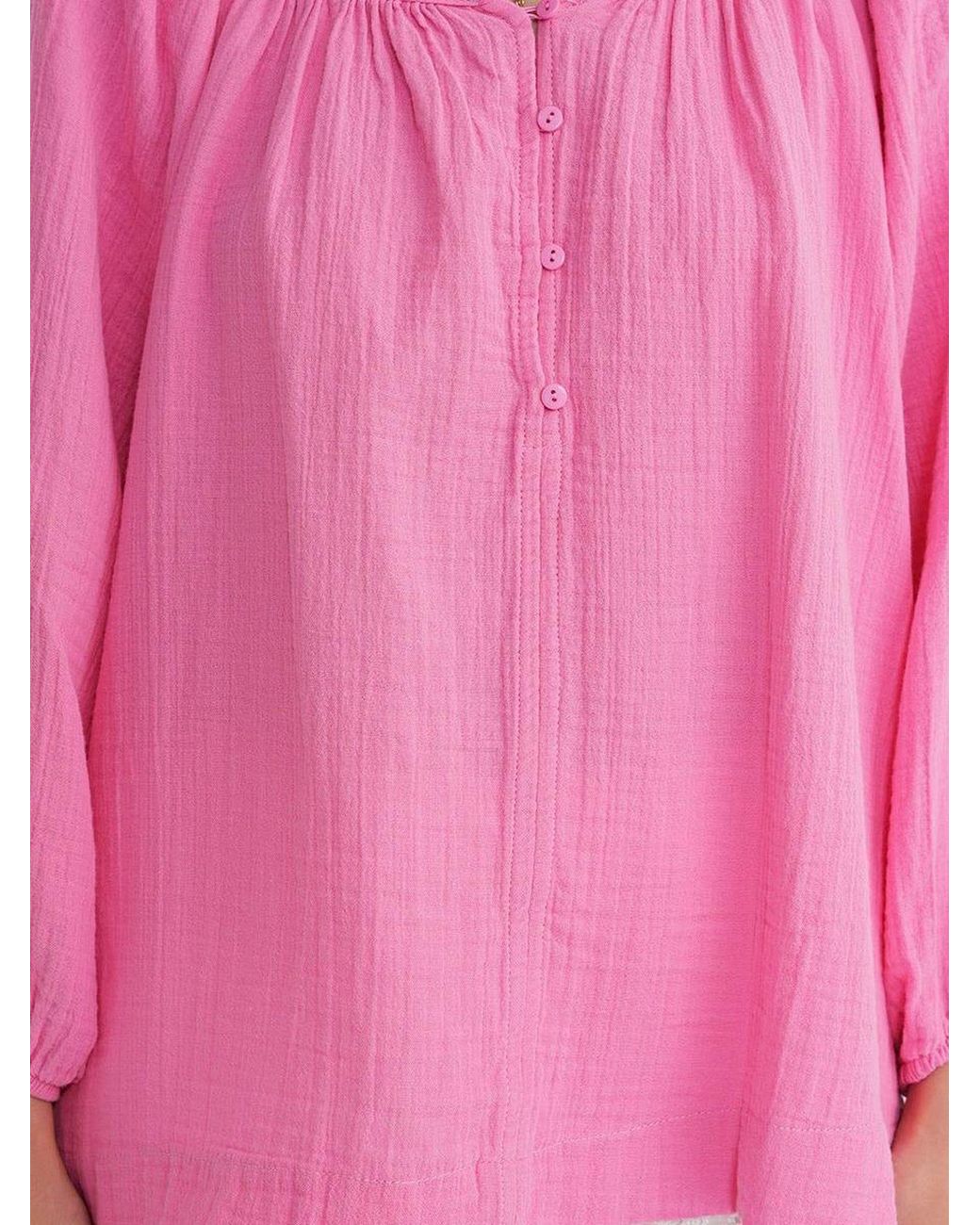 MixRay Pink Bluse