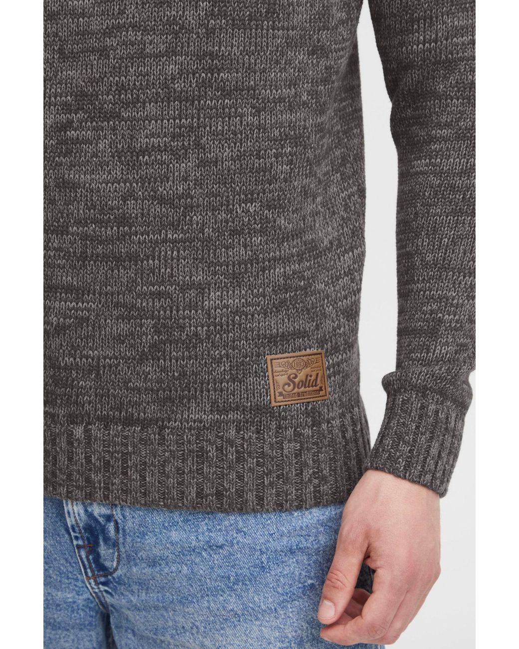 Solid Pullover Philaremo in Gray für Herren