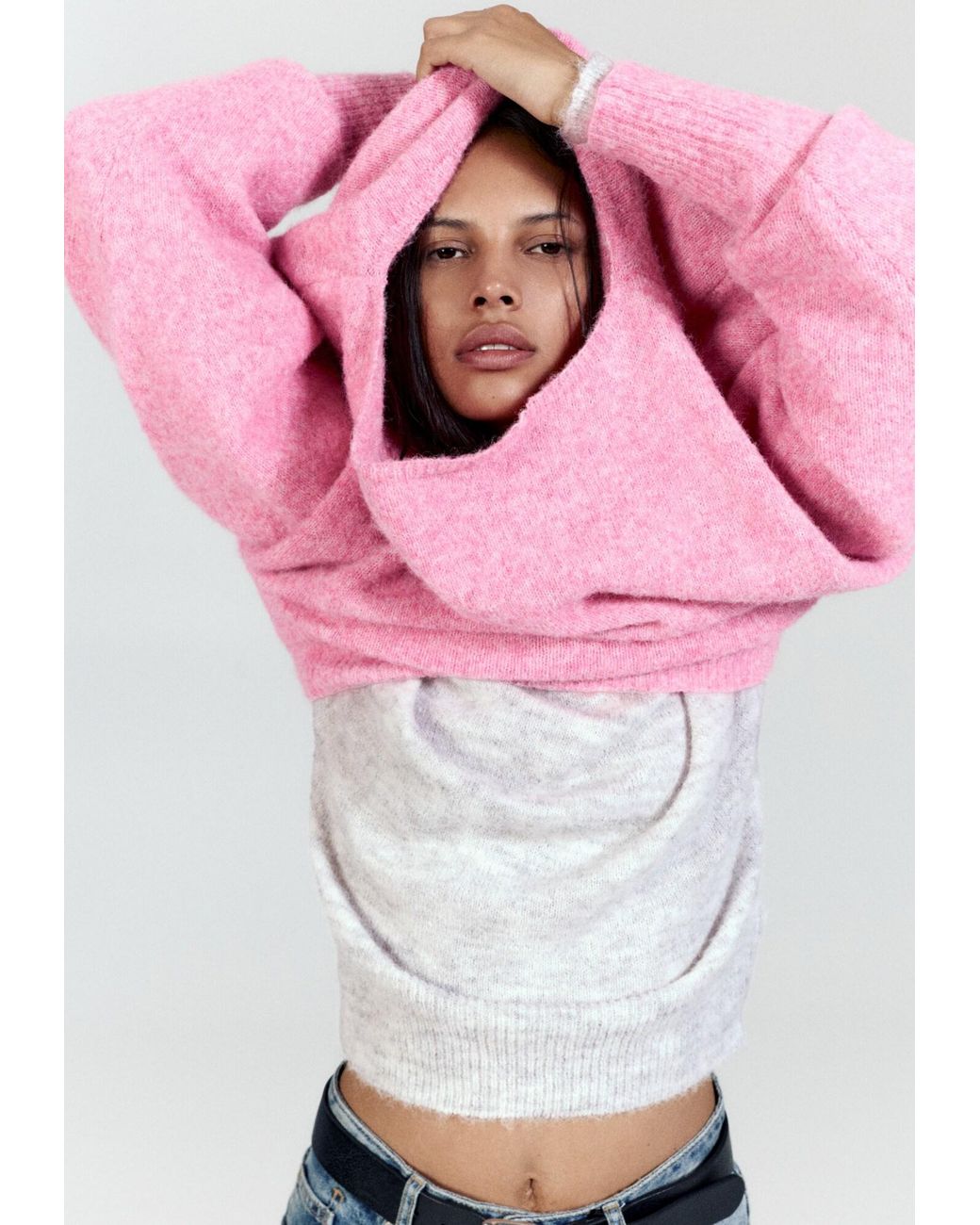 Pull&Bear Pink Pullover