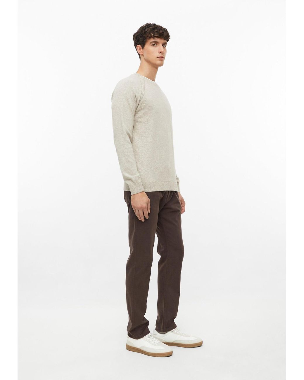 S.oliver Pullover in Natural für Herren