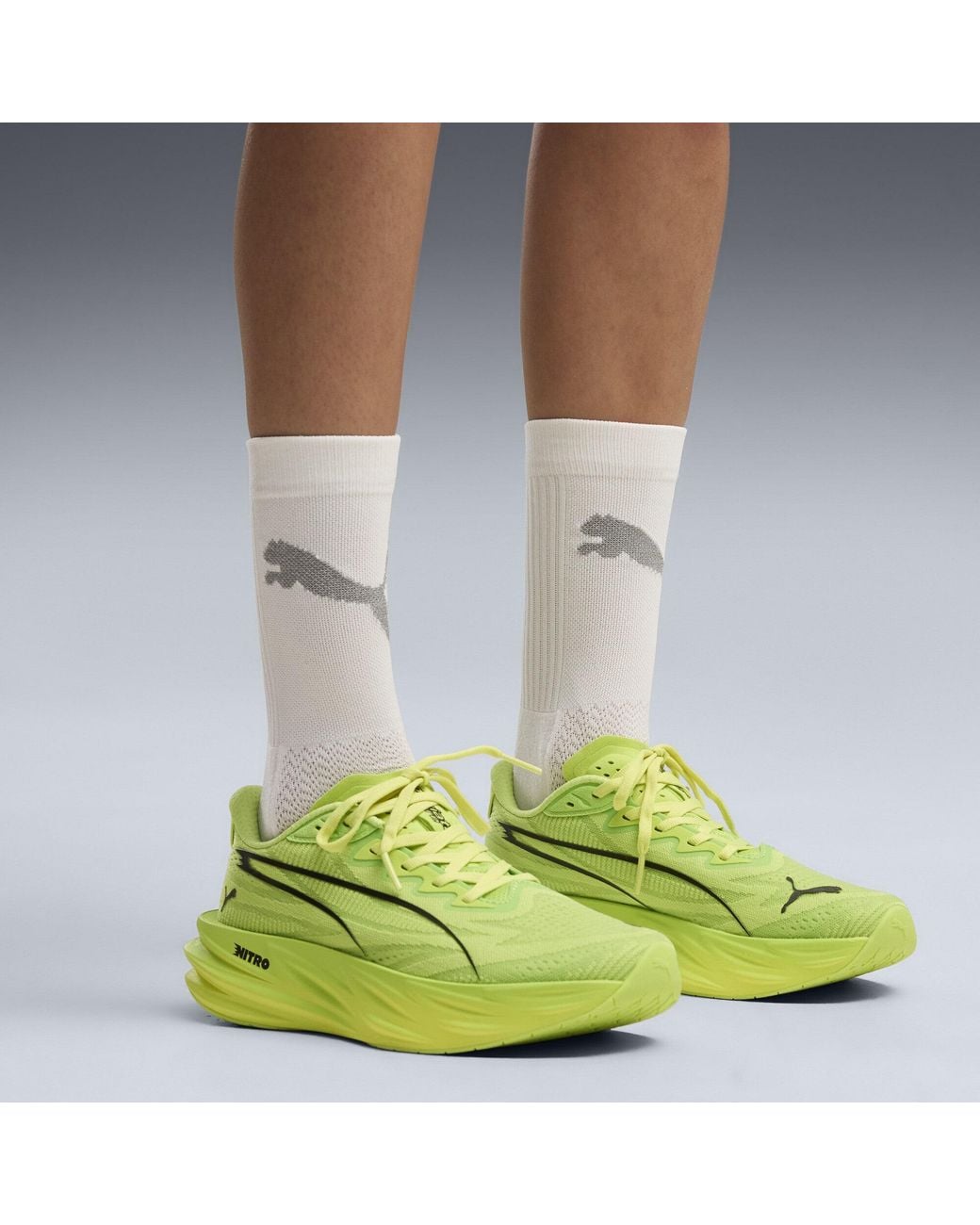 PUMA Green Laufschuh Deviate Pure Nitro