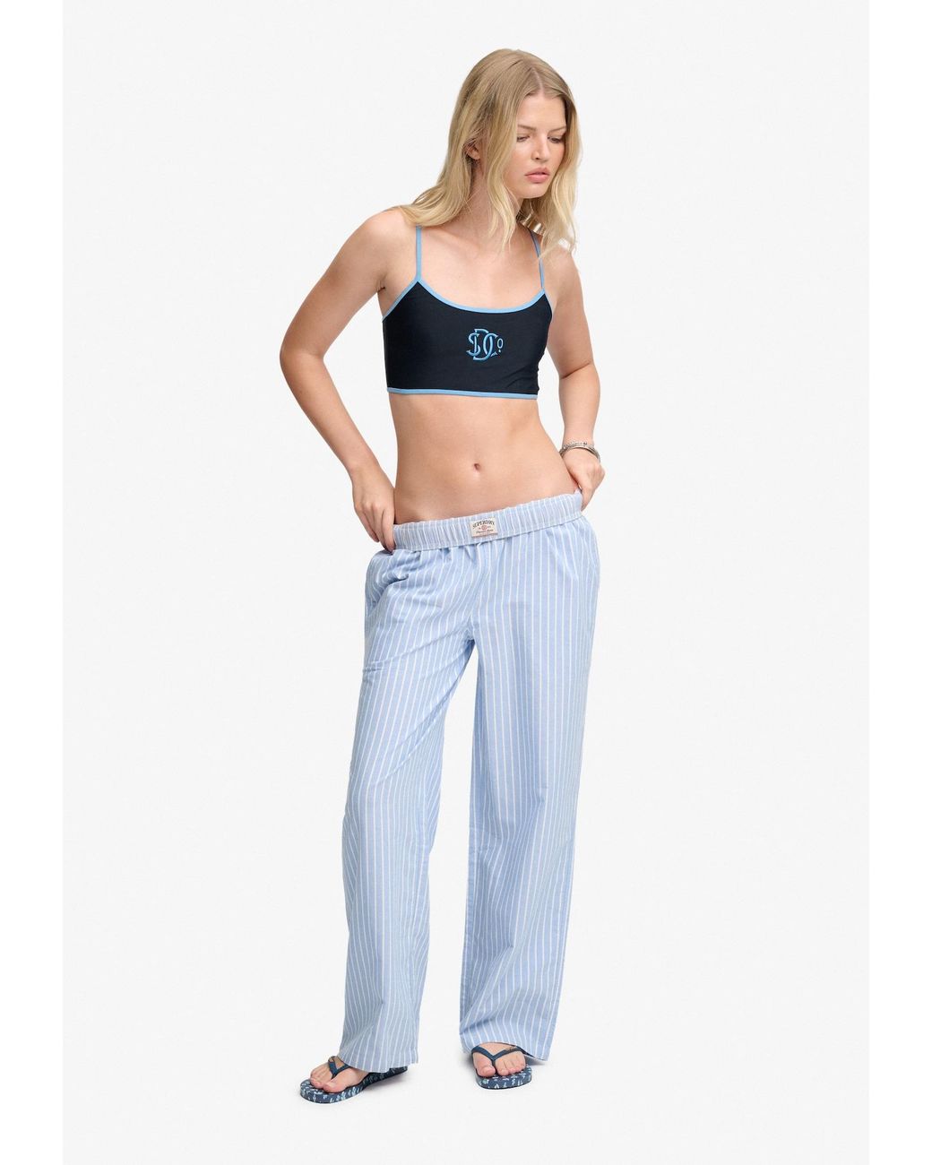 Superdry & Co Blue Bikinitop