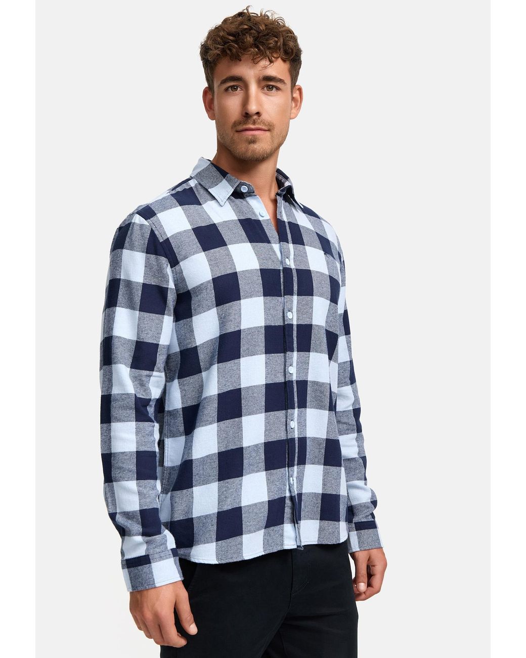 INDICODE Hemd in Blue für Herren