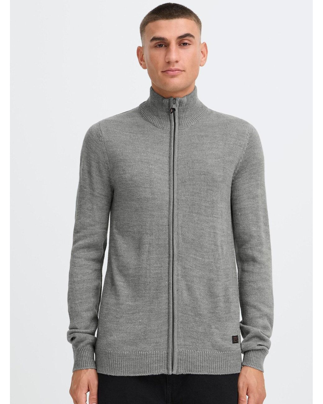 Solid Strickjacke Sdbabal in Gray für Herren