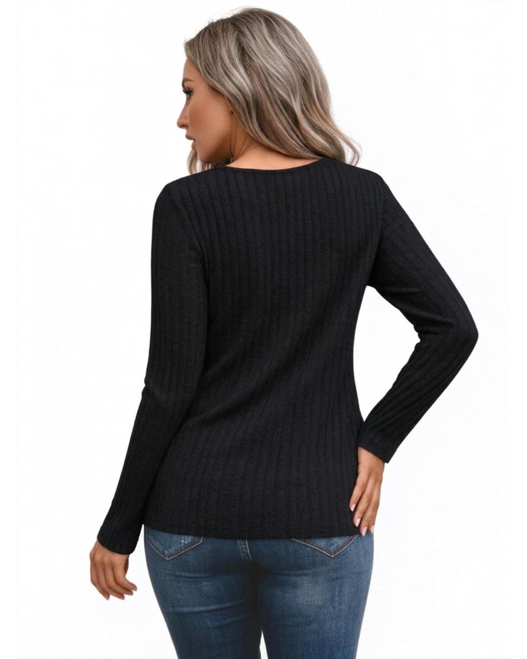 KoJooin Black Bluse