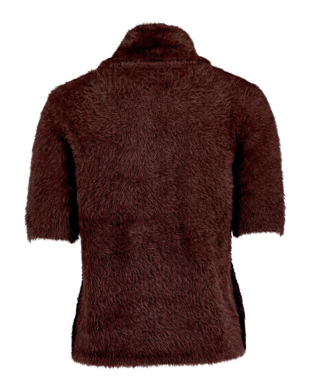 Zero Red Strickpullover Kurzarm