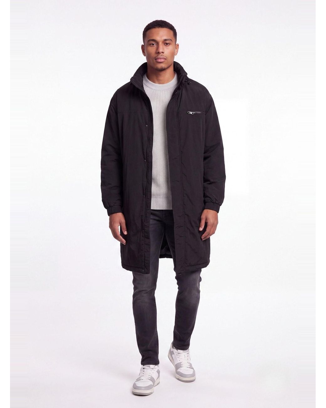 Solid Wintermantel Sdmaiti in Black für Herren