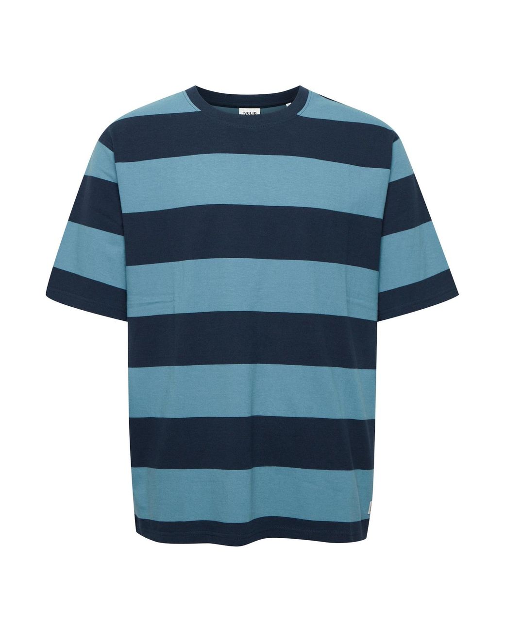 Solid T-Shirt Joey in Blue für Herren