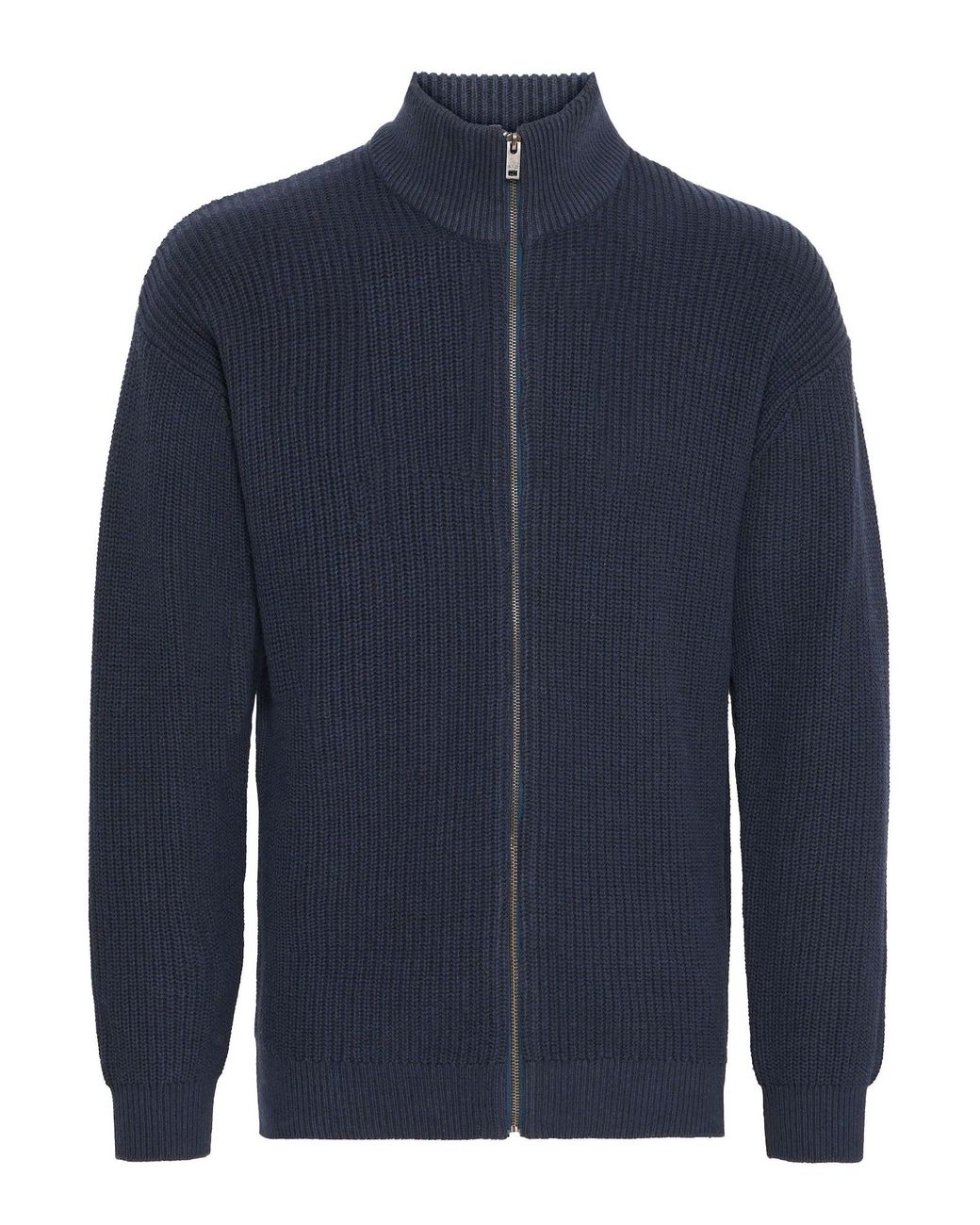 Solid Strickjacke in Blue für Herren