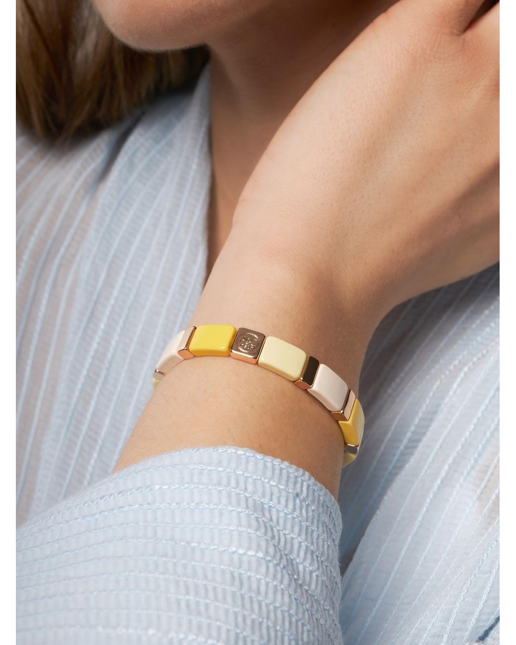 A&C Oslo – Nordic Design Jewellery Metallic A&C Oslo Nordic Design Jewellery Armband Enamel Tiles