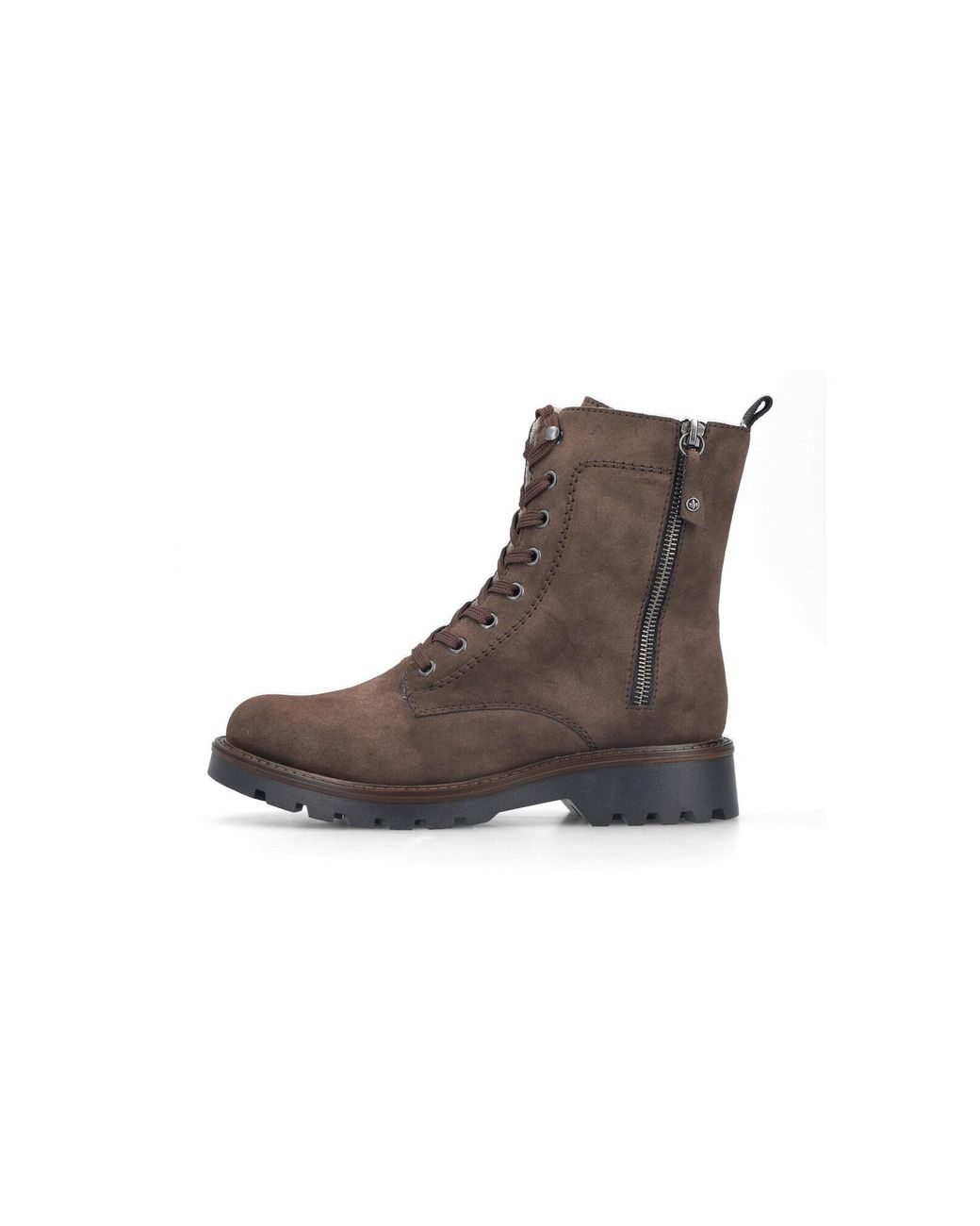 Rieker Brown Schnürstiefelette