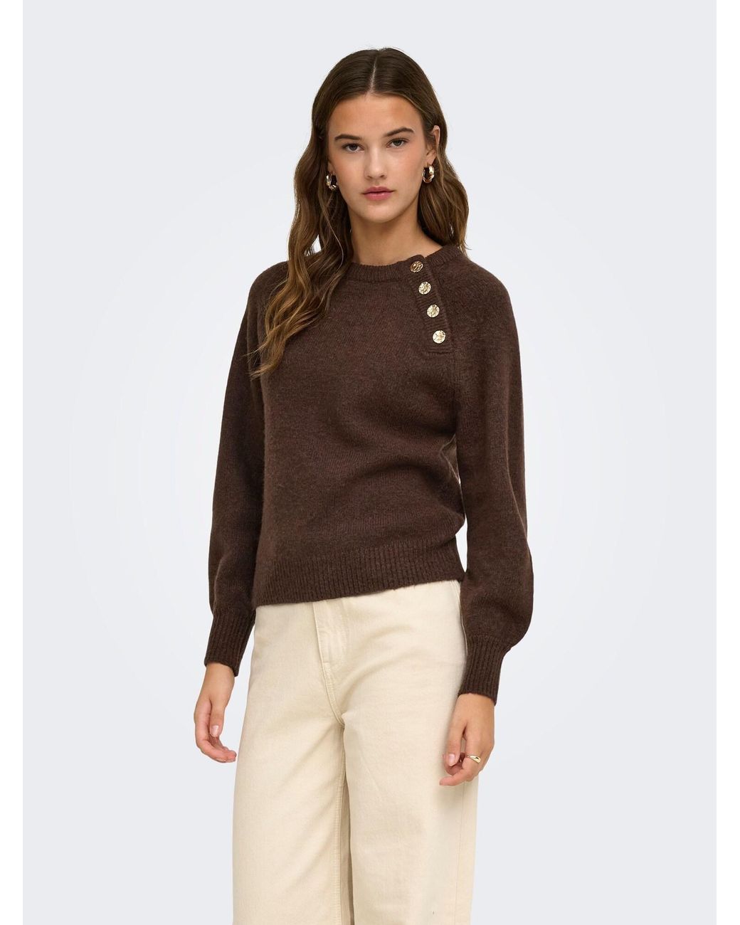 ONLY Brown Pullover Onlemma