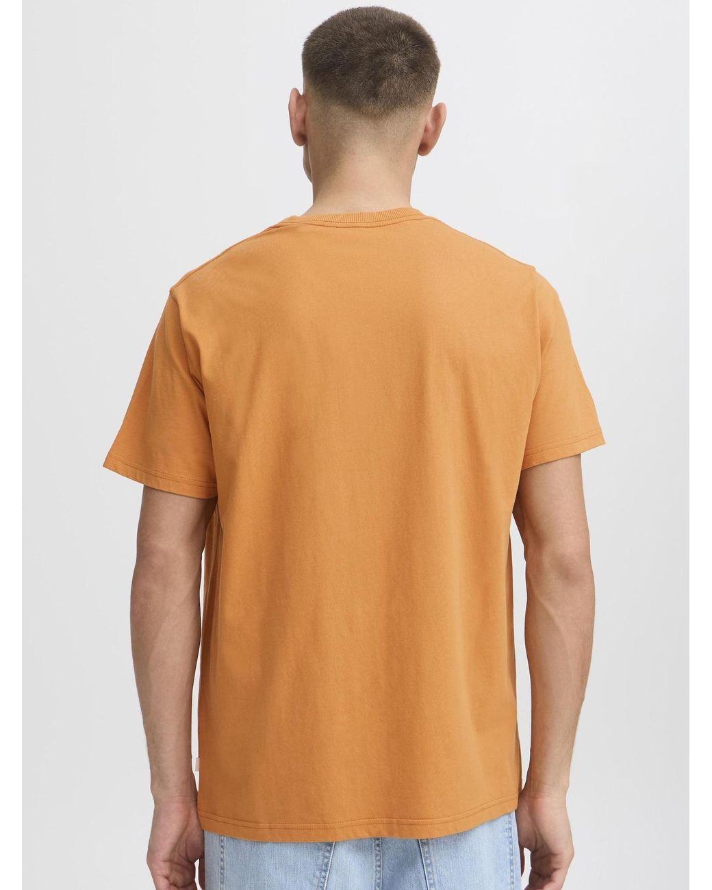 Solid Rundhalsshirt Sdpedro in Orange für Herren