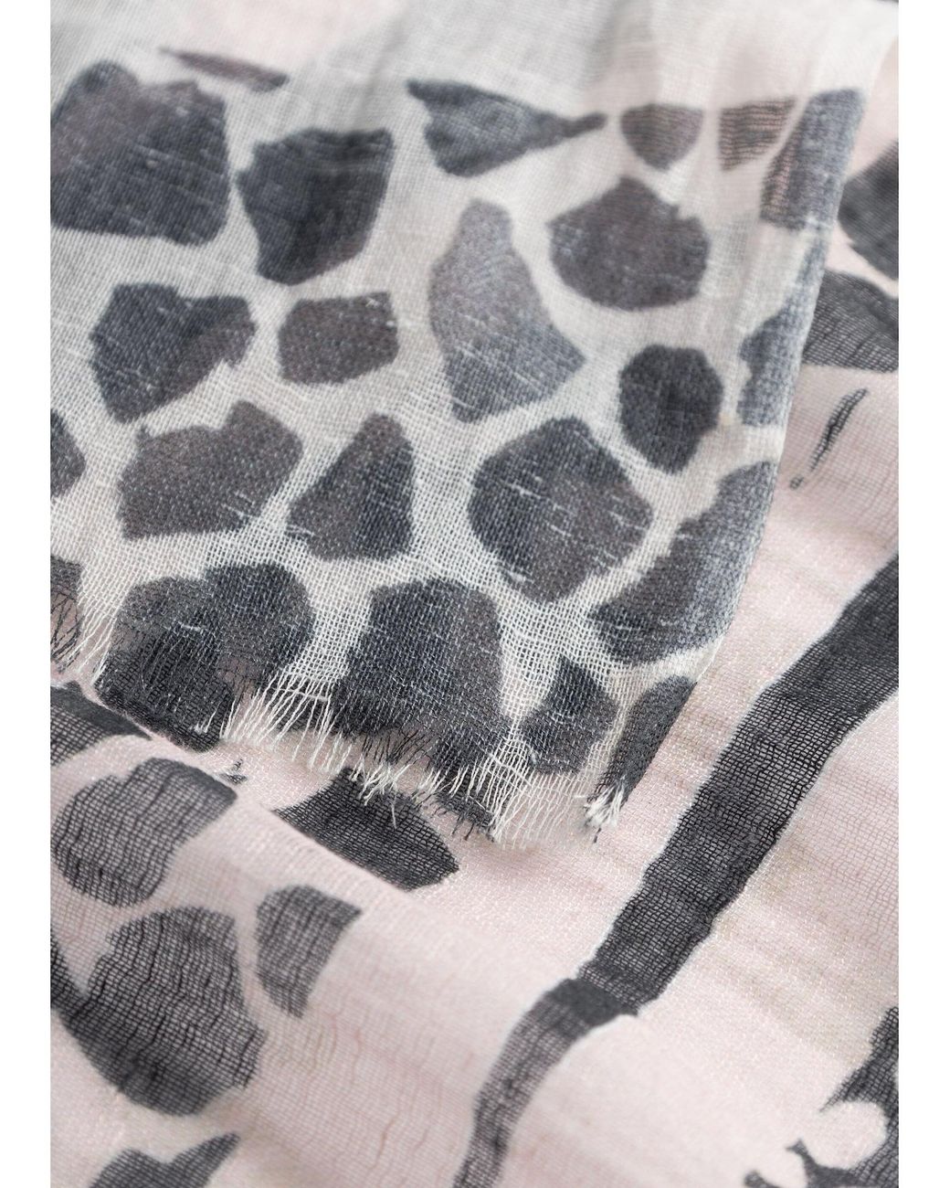 Codello Gray Schal Mit Animal-Muster-Mix