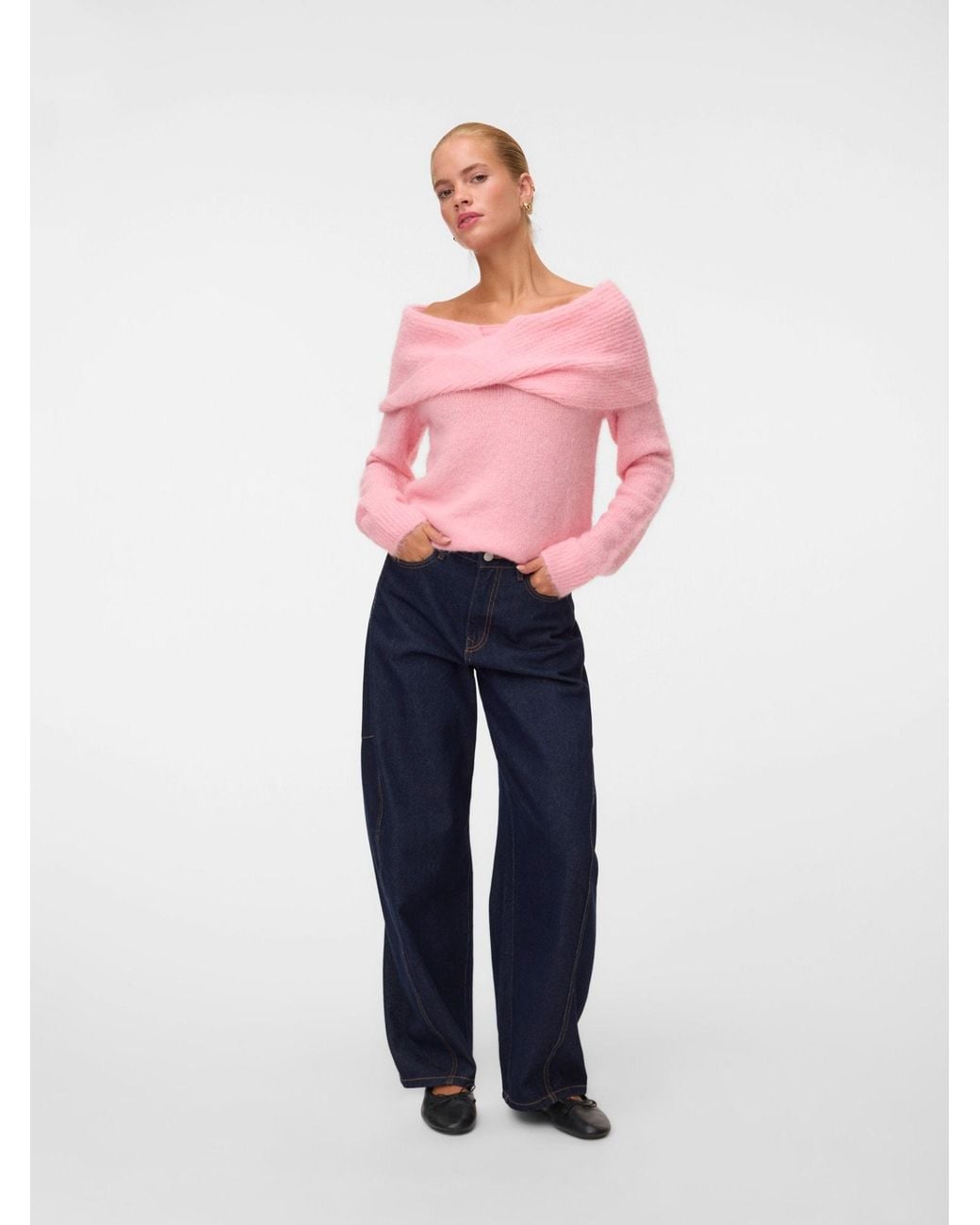Vero Moda Pink Pullover Vmsorrina