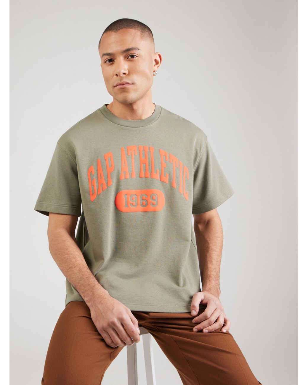 Gap Sweatshirt Athletic in Green für Herren