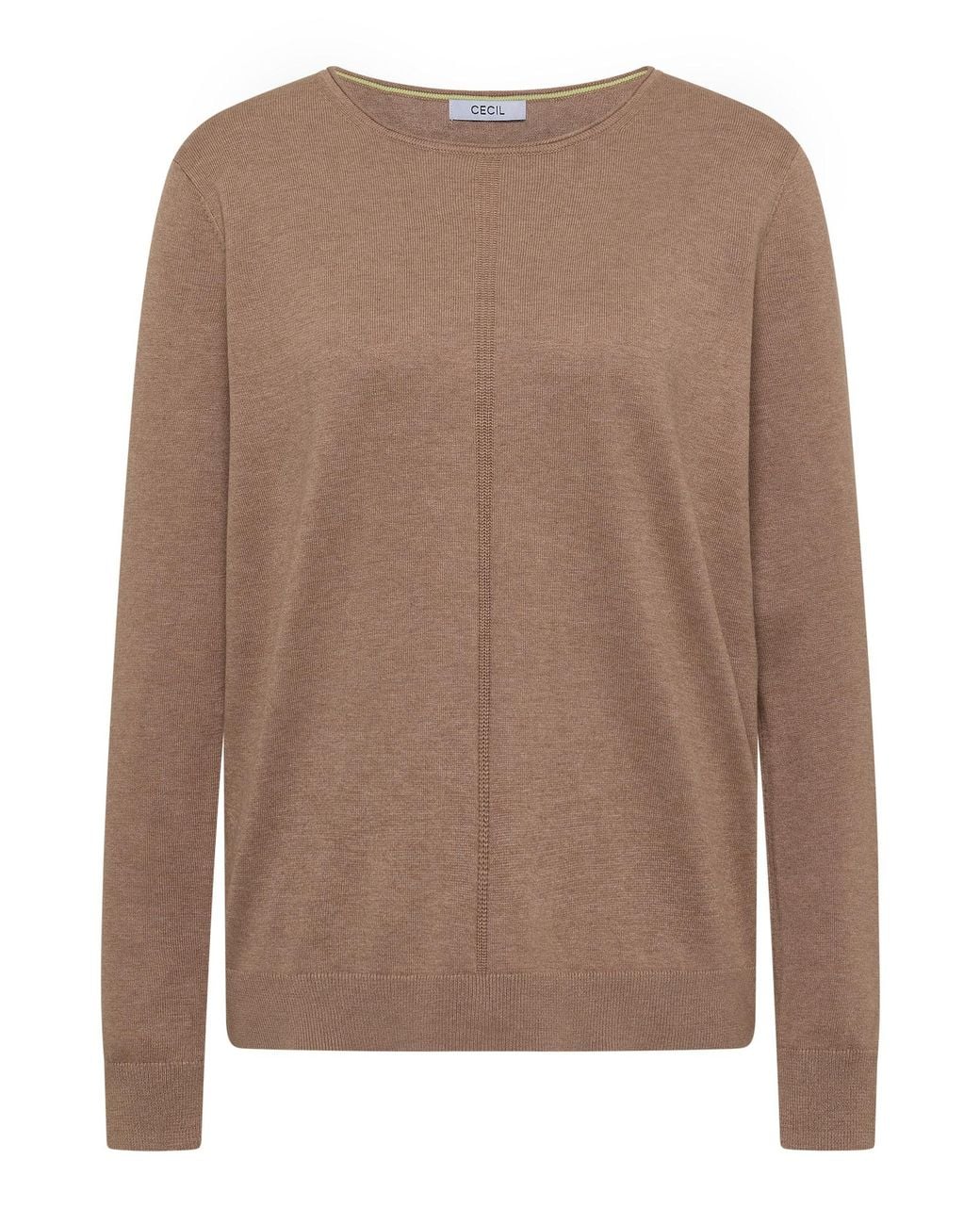 Cecil Brown Basic Pullover Mit Rundhals