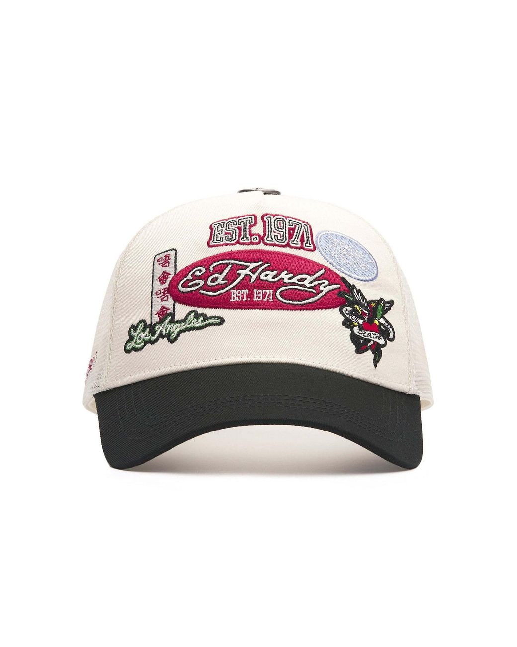 Ed Hardy Multicolor Cap Est 1971 Varsity