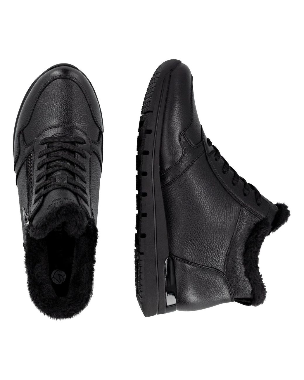 Remonte Black Schnürstiefelette