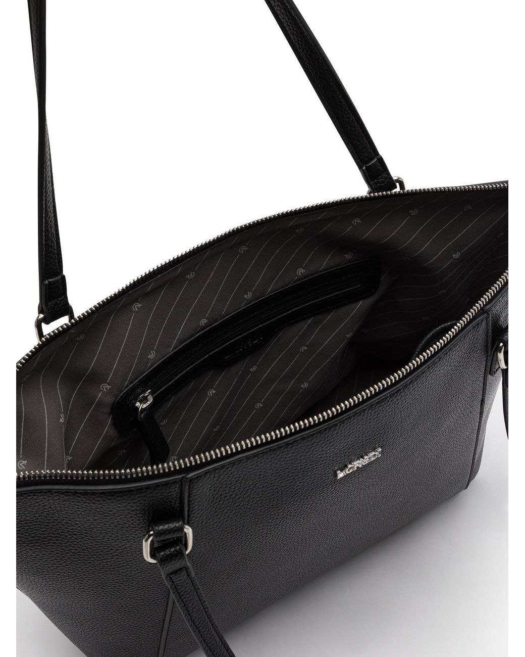 L. CREDI Black Shopper Michaela