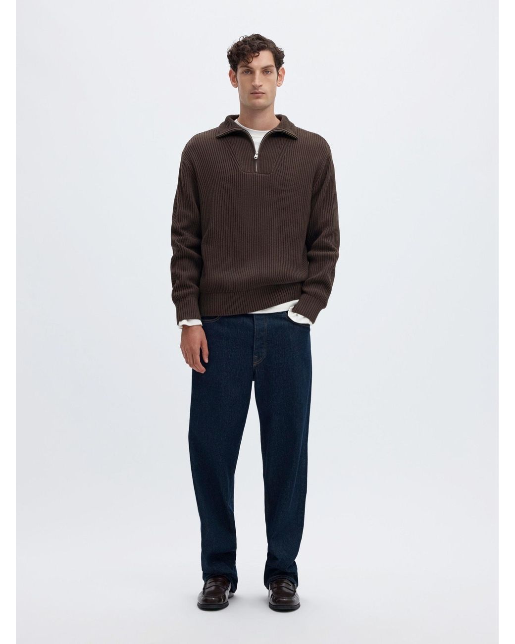 SELECTED Pullover Slhdry in Gray für Herren