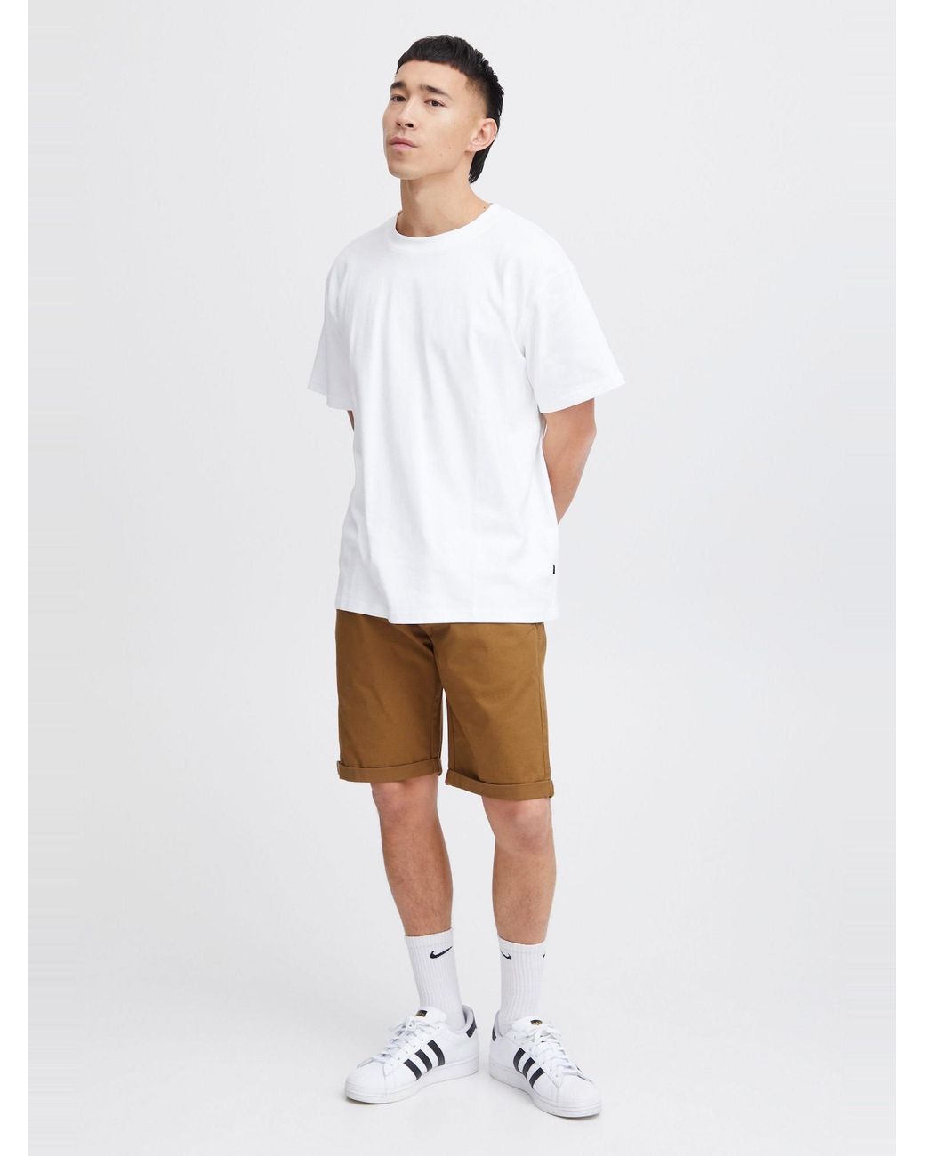Solid Chinoshorts Montijo in Brown für Herren