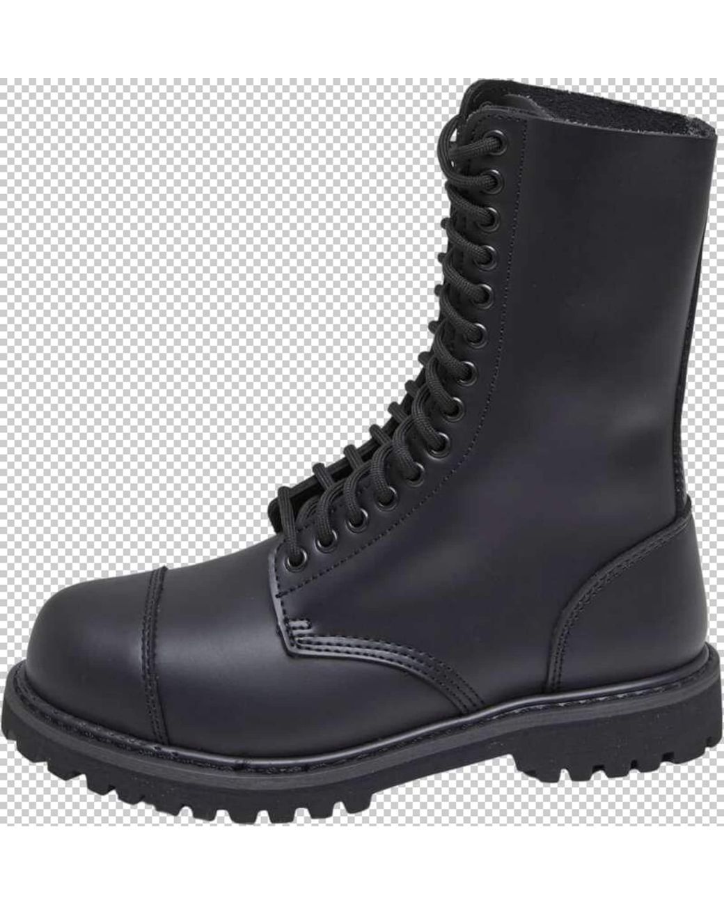 BRANDIT Black Schnürstiefel