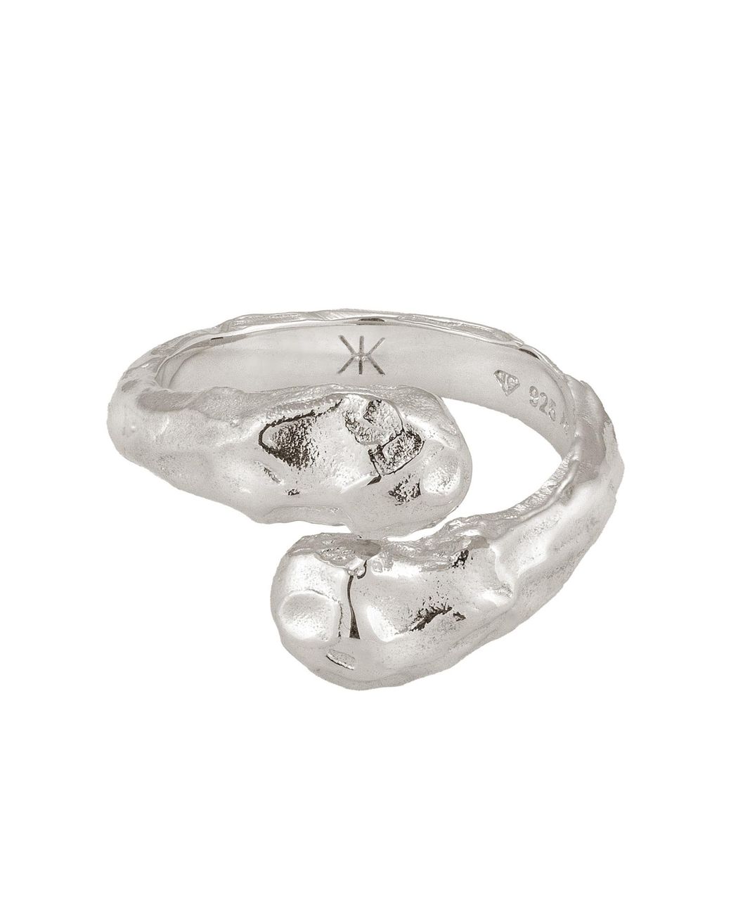 Kuzzoi Ring in White für Herren