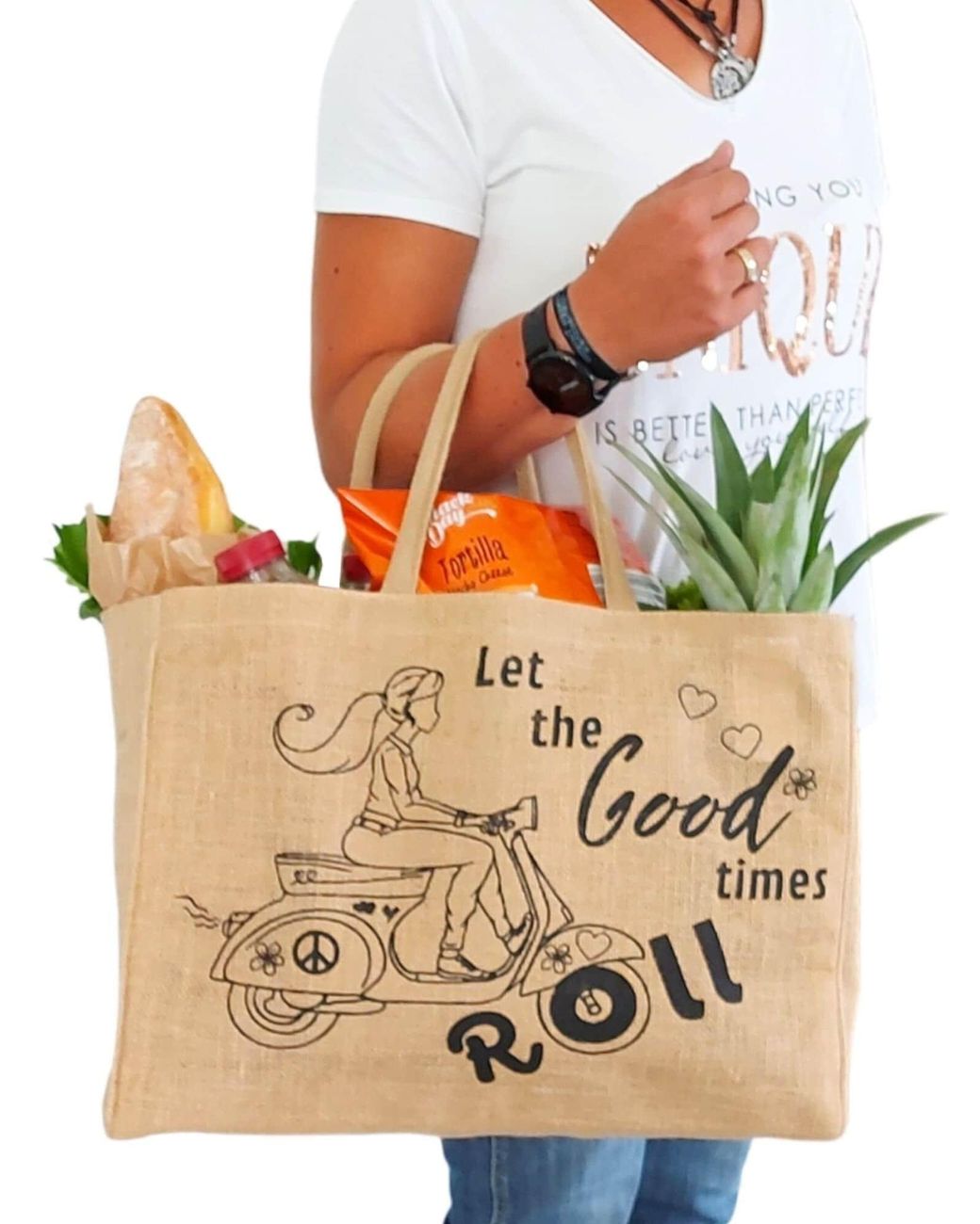 DOMELO Natural Strandtasche
