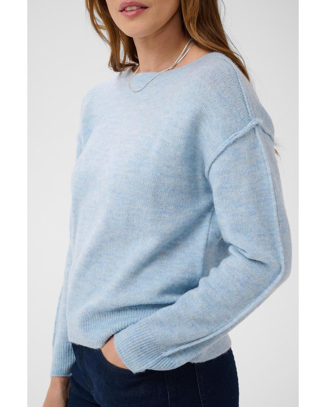 Kaffe Blue Pullover Iris