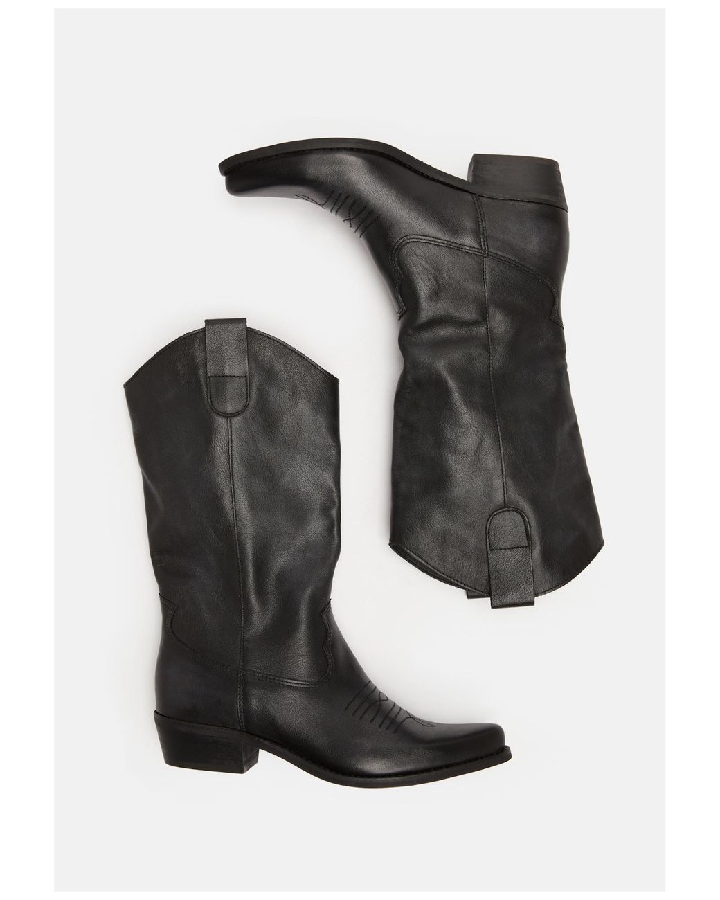 Felmini Black Cowboystiefel