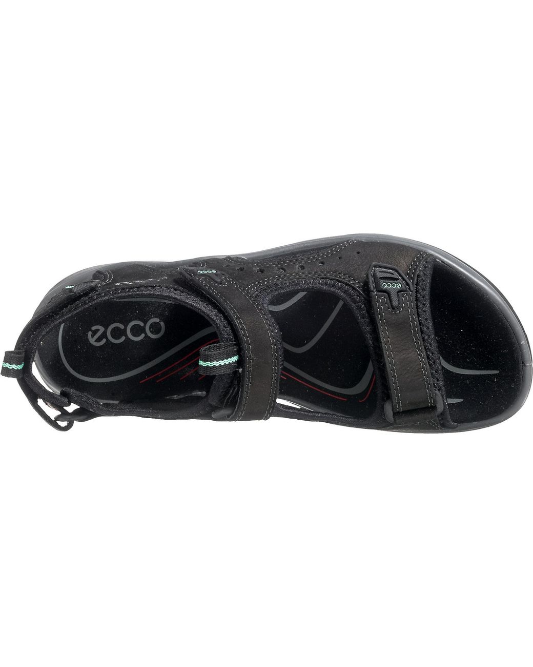 Ecco Black Trekkingsandale Offroad