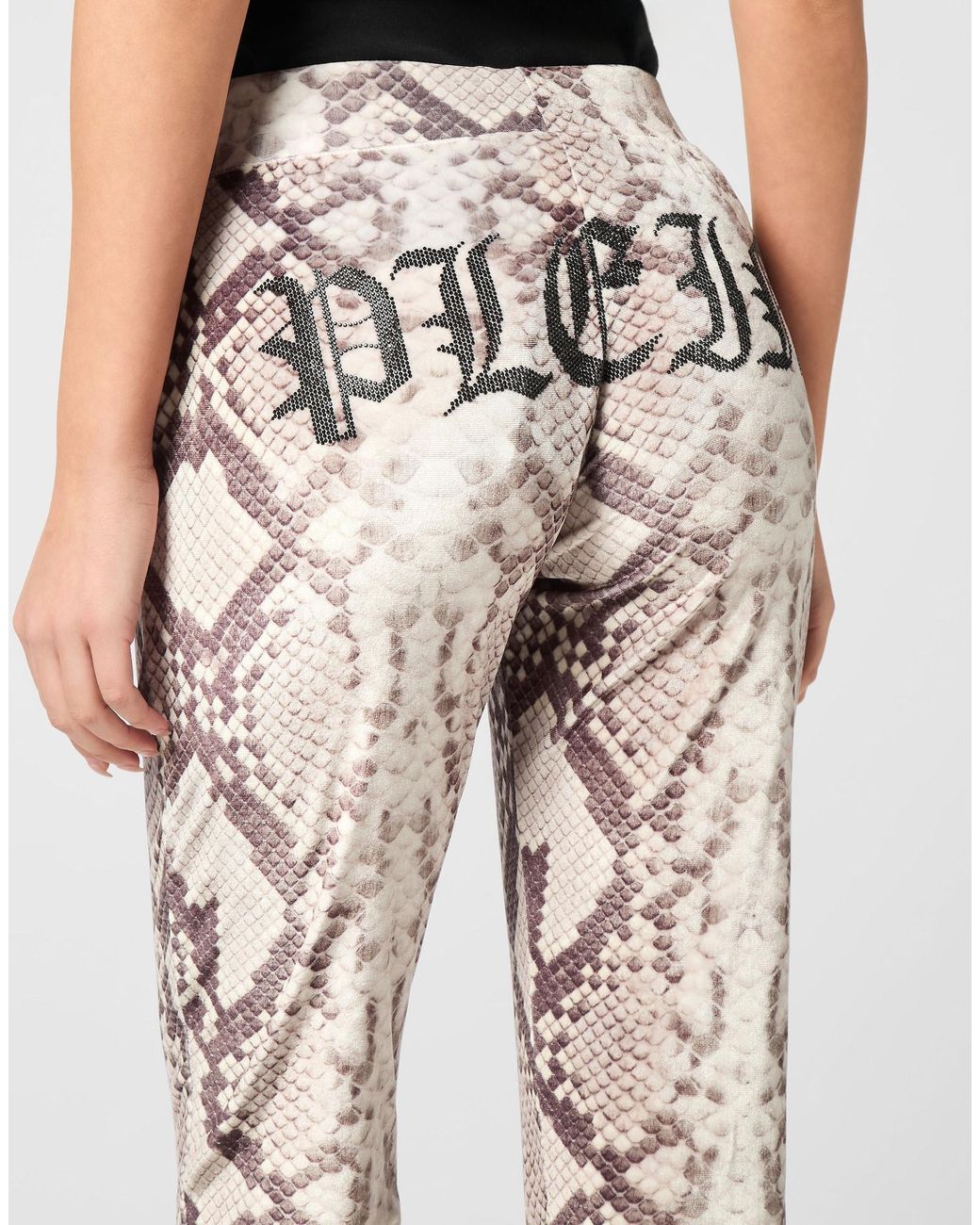 Philipp Plein Natural Jogginghose Python