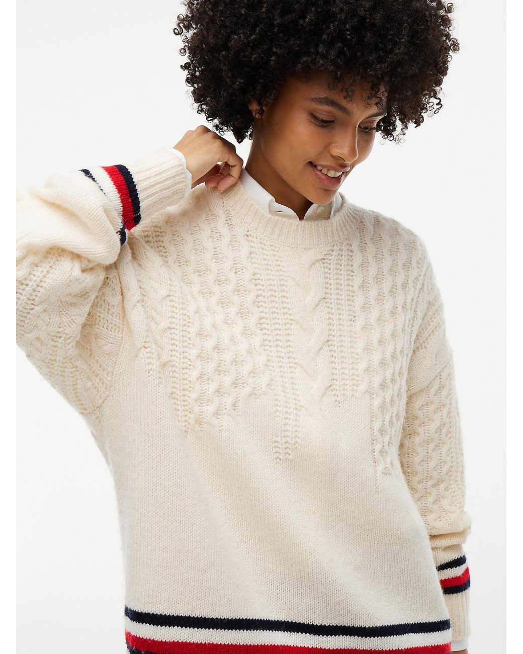 Tommy Hilfiger White Pullover