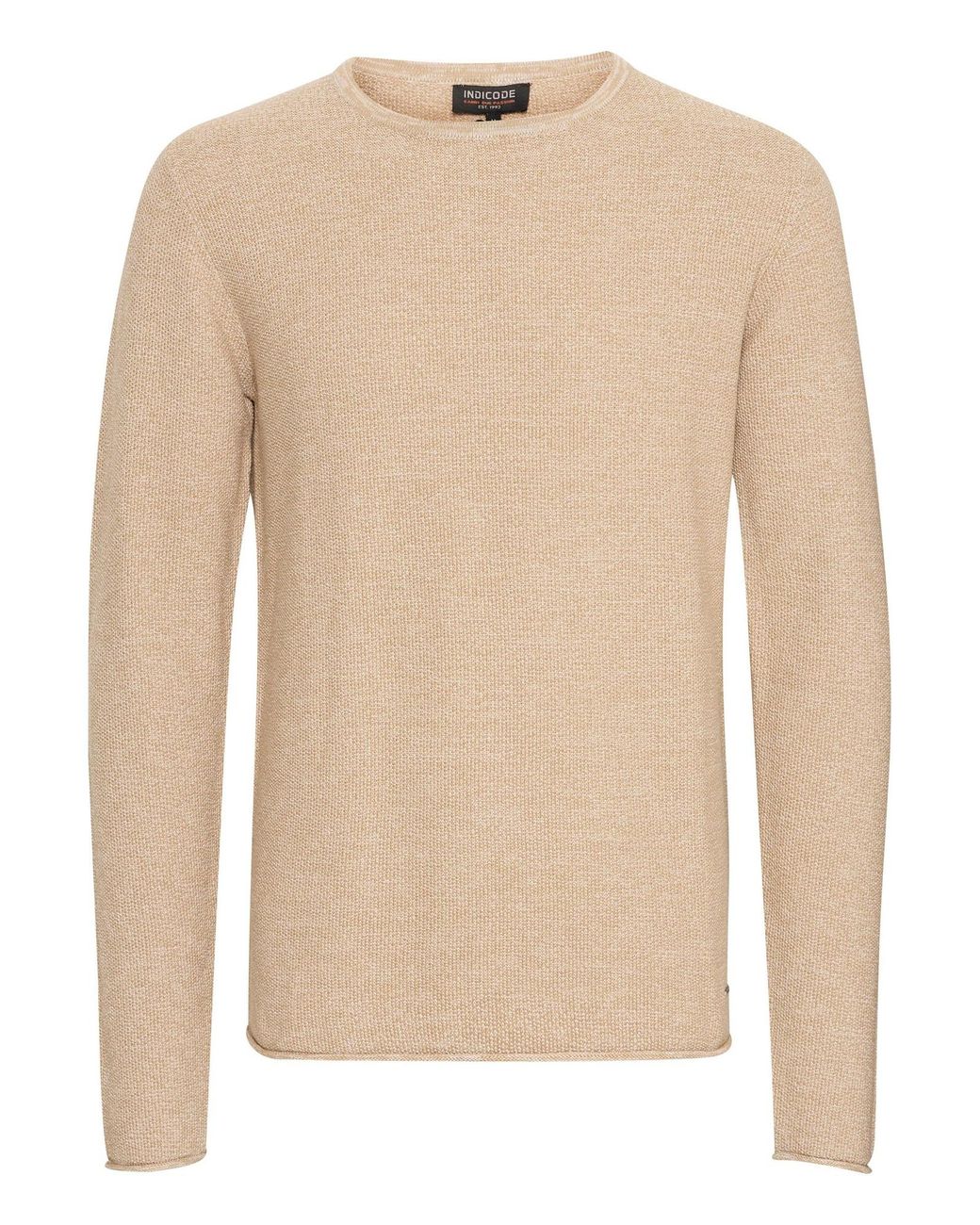 INDICODE Pullover Jadas in Natural für Herren