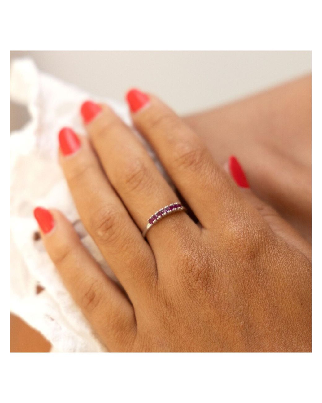 Fascination by Ellen K. Pink Ring