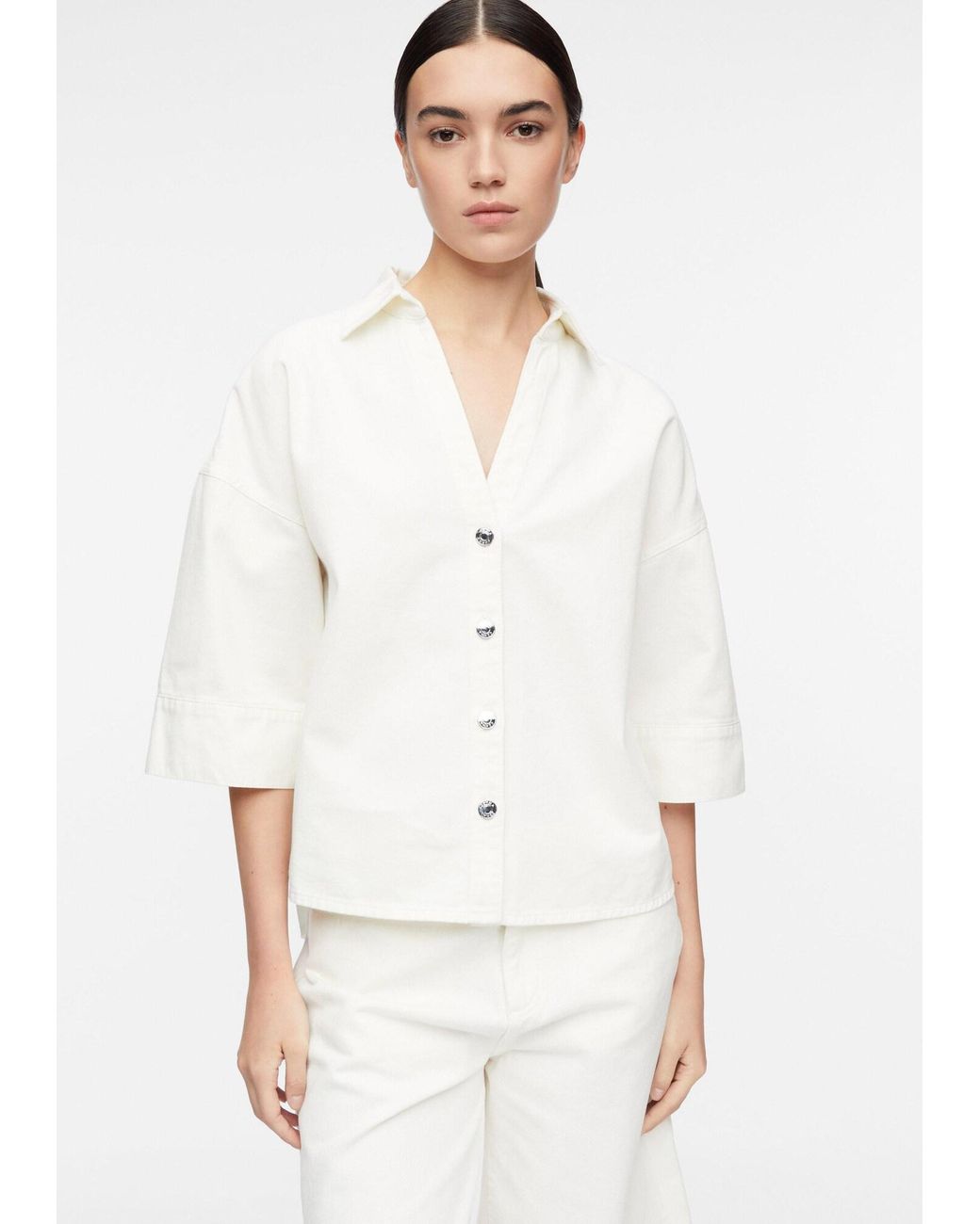 Comma, White Bluse