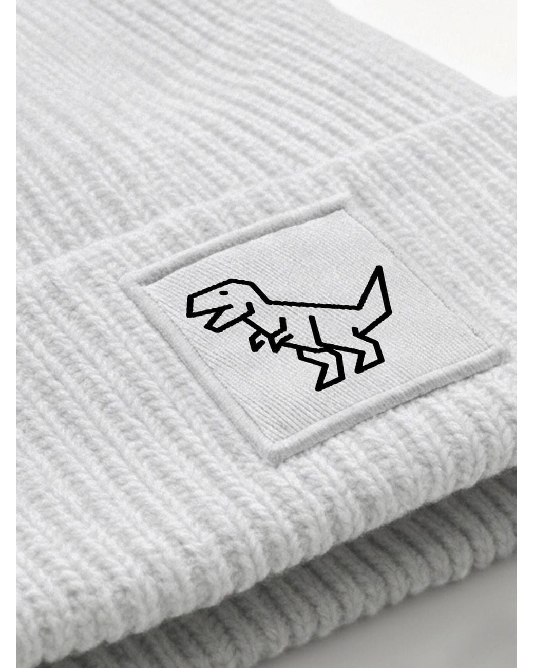 Neverless White Mütze Polygon T-Rex