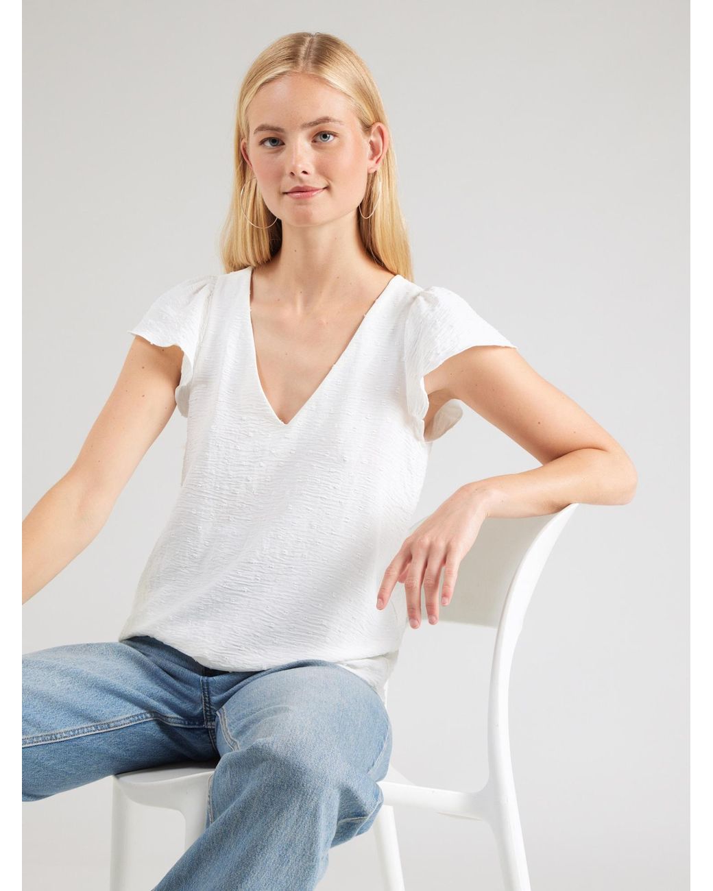 ONLY White Bluse Onlmette